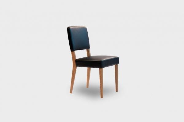 Floro Dining Chair In Leather