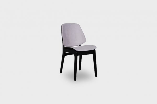 Lagos Chair Black Fabric Pewter