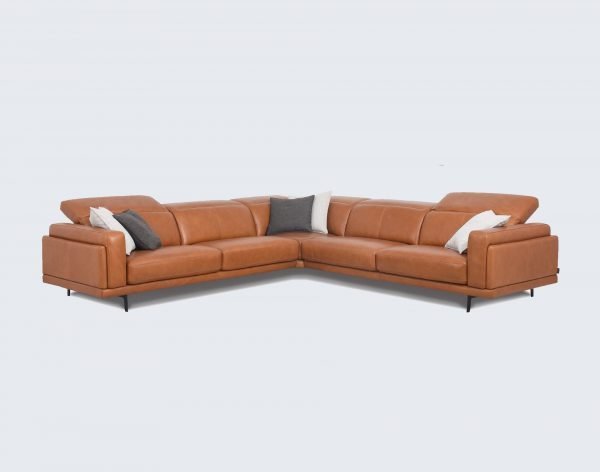 Fabio Corner Leather Lounge