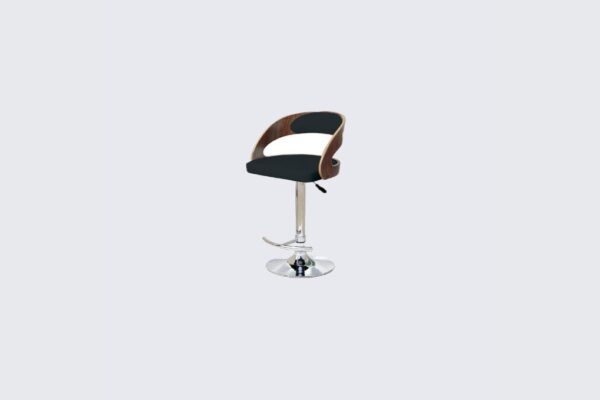 Marathon Barstool Black & Chrome