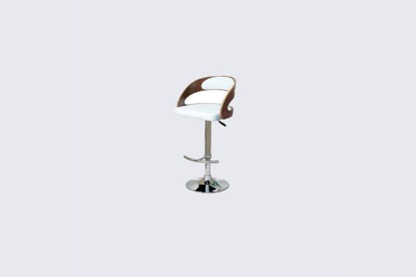 Marathon Barstool White & Chrome