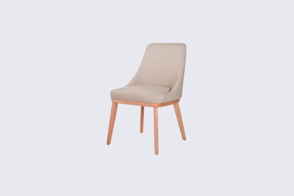 Marco Dining Chair Mocha Leather & Oak